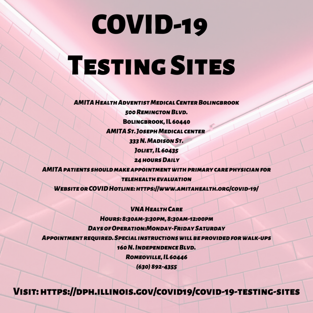 covid testing public Will County Health Department