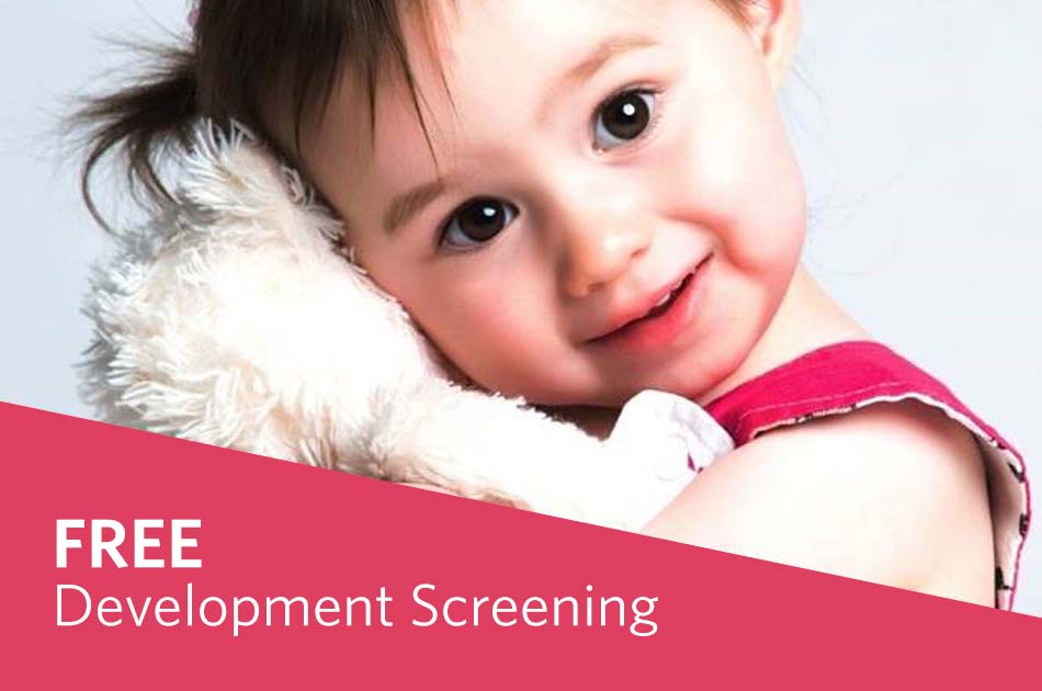 Get a FREE developmental screening for your children ages 3 and younger