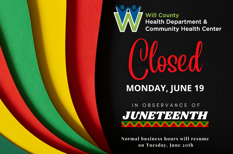Closed Monday, June 19 in observance of Juneteenth
