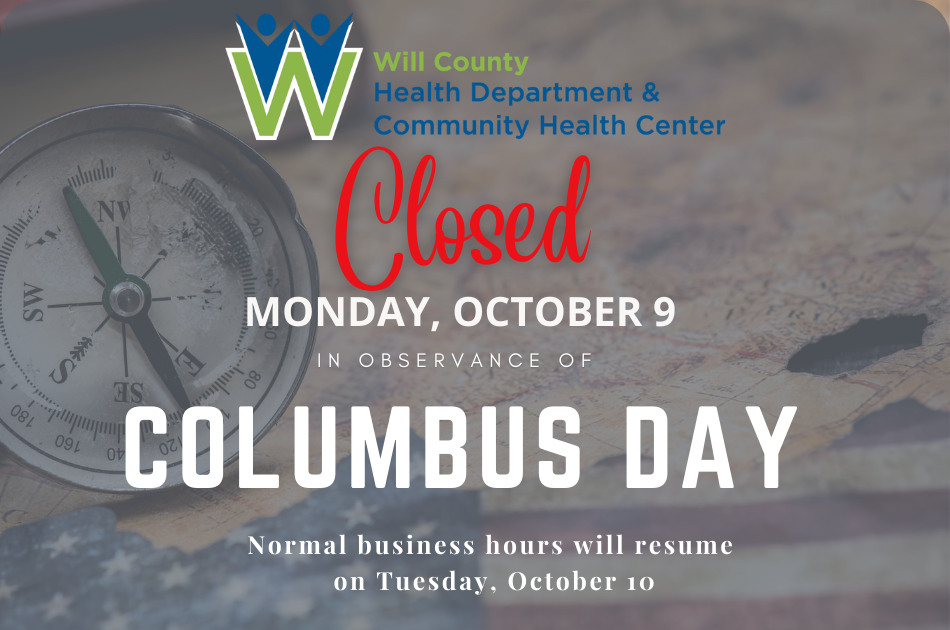 Closed all locations for Columbus day