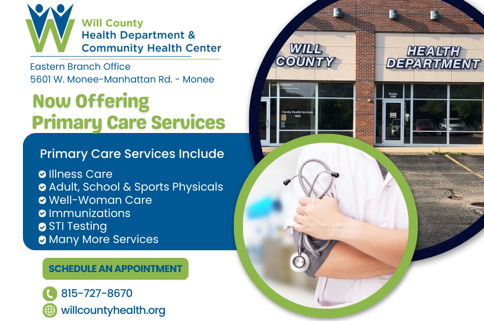 Will County Community Health Center To Offer Primary Care Services At Eastern Branch Office In Monee