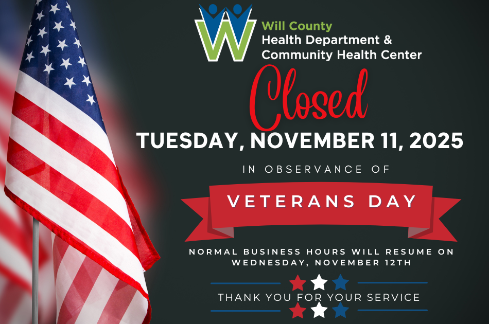 WCHD & CHC Closed on November 11th